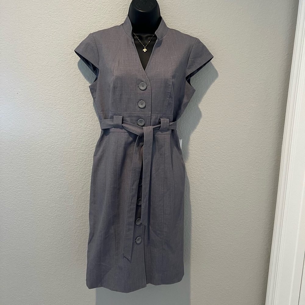 BNWT Elegant Gray Women's Dress